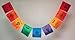 Tibetan Buddha Eyes, Om Mani Padme Hum prayer flags. Flags have a quote from the Dalai Lama.