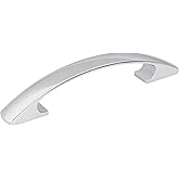 Elements 771-96SN Strickland Collection 96mm Center Square Cabinet Pull, Satin Nickel Finish