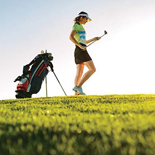 Tennis Skirt with Pockets for Women - Workout, Golf Skort with Build-in Shorts Black - Thumbnail 5
