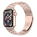 iiteeology Compatible with Apple Watch Band 42mm 44mm, Stainless Steel iWatch Band Replacement Strap for Apple Watch Series 5 Series 4 Series 3 - Gold