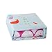 Sookie 3Pcs Blue Duvet Small Cartoon Mermaid (No Comforter and Sheet) Bedding Set for Kids，Mermaid Duvet Cover Set and 2 Pillow Shams - Twin Size