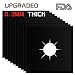 Stove Burnner Protector Covers - 0.3mm Upgraded Gas Range Protectors, FDA Free, Reusable, Cuttable, Easy to Clean-up, Non-Stick and Dishwasher Safe(8 Pack)