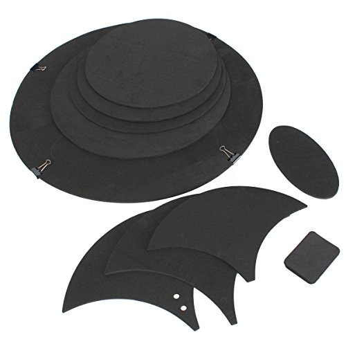 Simply Silver - Silencer Drumming - 10Pcs Bass Snare Drums Mute Silencer Drumming Practice Pad SetSoundoff / Quiet - Thumbnail 7
