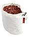 Colony Co. Reusable Bulk Food Bags, Set of 6 - Assorted Sizes, Certified Organic Cotton Muslin, Tare Weight Label, Washable, Double-Drawstring Design, Recyclable Packaging, Zero Waste
