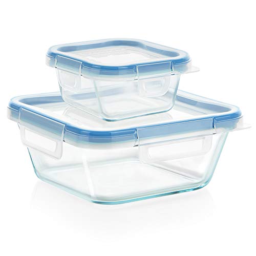 Snapware Total Solution Glass Food Storage Set (4Piece, BPA Free