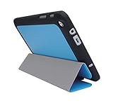 iShoppingdeals Denim Blue Slim Shell Case for Acer Iconia Tab 8 A1-860 8-Inch Android Tablet -Ultra Slim Durable Lightweight Tri-fold Stand Folding Cover Case