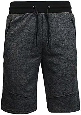 Qilaizhongda Men's Summer Athletic Active Sport Gym Building Running Jogger Shorts Sweat Pants (XS,Dark Grey)