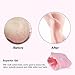 Pretty See Moisturizing Gloves Gel Moisture Socks for Cracked Skin Care and Instant Soften Repair, Pink, Set of 2