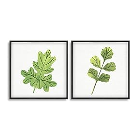 Framed Canvas Wall Art for Living Room, Bedroom Plant Theme Canvas Prints for Home Decoration Ready to Hang - 16"x16"x2 Panels