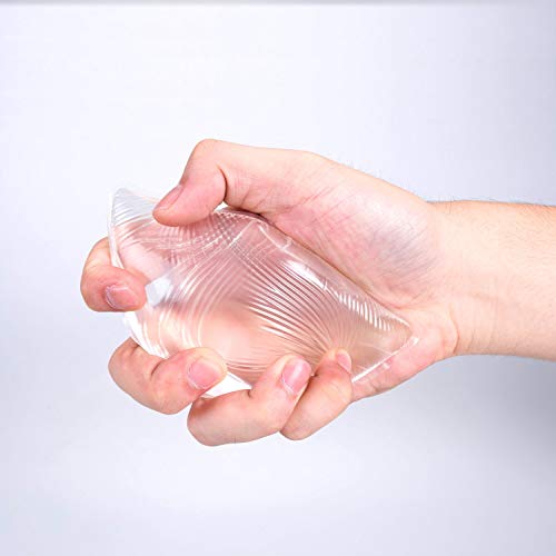 Silicone Bra Inserts Breast - Waterproof Enhancers Clear Gel Bra Inserts A to C Cup for Swimsuits & Bikini Push Up Molding Pad
