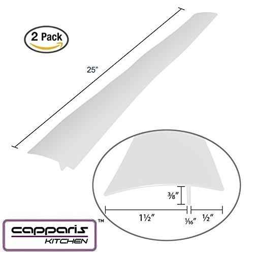 image for Capparis Kitchen Silicone Stove Counter Gap Cover, Easy Clean Heat Res