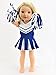 Blue Cheerleader for 14-inch Dolls - Fits 14 inch Dolls such as the Wellie Wishers