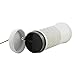 Pushingbest Carrying Case for Echo Sleek PU Customerized Cutout for Amazon Echo Charging Cable White