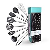 Cooking Utensils Set - 8 Silicone Utensil Sets - Cooking Utensil - Kitchen Utensils Set - Silicone Whisk Spatula Set - Stainless Steel Silicone Kitchen - Nonstick Cooking Utensil - Sturdy Kitchen Tool