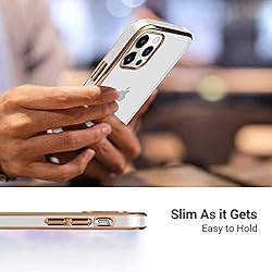 MOWIME iPhone 12 Pro Max Case 6.7 in, Clear Soft