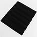 Gullor 30 Pcs (5 Sheets) Black Simple Pen Pouch, Velvet Pen Bags, Fabric Pen Case
