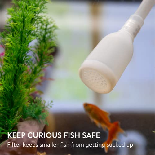 Luigi's Aquarium & Fish Tank Siphon and Gravel Cleaner A Hand Fish