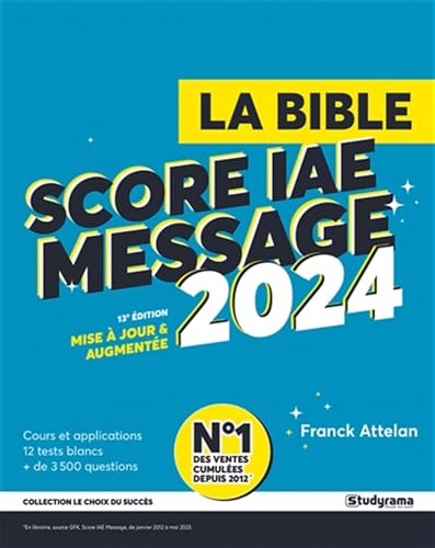 La bible du score IAE Message: 13e édtion