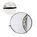 5 in 1 Light Reflector, Proslife Collapsible Photography Reflector with Nylon Carrying Bag for Studio/Outdoor Lighting(Round, Translucent, Silver, Gold, White and Black)