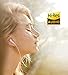 Wired in-Ear Headphone Noise Cancelling Earbuds Stereo Heave Bass Earphones with Micphone Mic Earphones, Crystal Clear Sound Earbuds, Phone Control Compatible with Android, MP3, MP4(Rose Gold)
