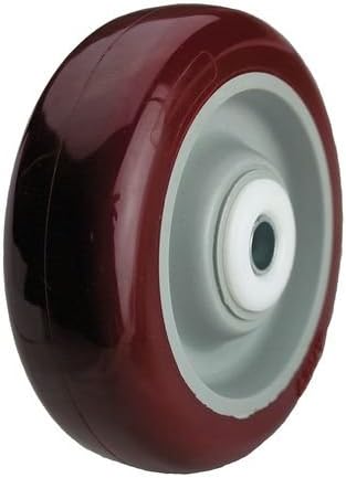 Caster Wheel, 6 in, 450 lb, Delrin Bearing