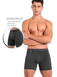 DAVID ARCHY Mens Underwear Boxer Briefs Breathable