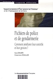 Fichiers de police et de gendarmerie