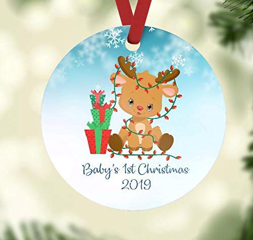 baby's first christmas ornament 2019
