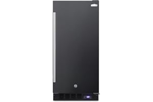 SUMMIT APPLIANCE Summit SCFF1533B Cabinet Freezer with 2.45 cu. ft. Total Capacity Frost Free Operation Adjustable Chrome Shelves Sabbath Mode Setting and 100% CFC Free in