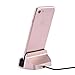 Charging Dock iProductsUS USB Charging Station Fast Charging and Sync Desktop Dual charger for Apple iPhone 7S 6S 7 6 PLUS 5S 5C 4 iPod touch(Rose Gold)