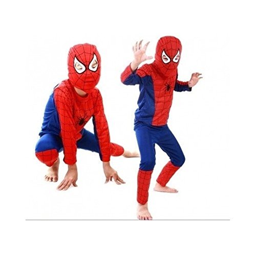 Spiderman Halloween Costume for Kids Party, Boys Dress-up