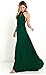 JET-BOND Night Dress Multi-Way Wrap Camisoles Halter Floor Long Dress High Elasticity FS41 (S, Green)