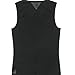 Tulucky Men's Slimming Body Shaper Tank Top Front Zipper Corset Vest(black,XXL)