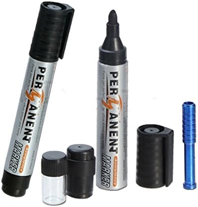 Permanent Marker Pen Stash Hide Siversion Safe Cash Pills Snuff Glass Vial Set Top Selling Item