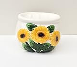 Sunflower Yellow Soap/Sponge Holder Dispenser