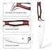 Vestaware Chef Knife 8 Inch Professional German High Carbon Stainless Steel Kitchen Knives Razor Sharp Blade & Ergonomic Handle with Gift Box