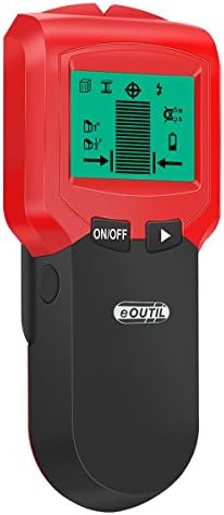 Wall Metal Detector, INKERSCOOP Stud Finder Multifunctional Precision Wall Stud Scanner with Sound Warning for AC Live Wire, Metal, Wall Studs, Metal Studs, Metal Rebar and Wood
