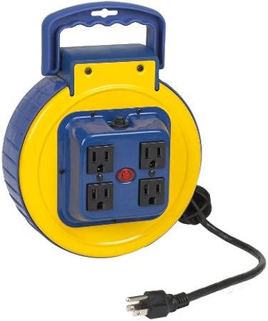 Amazon Com Alert Stamping 3525ac Retractable Extension Cord Reels