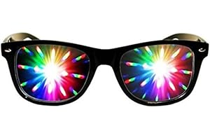 3D Diffraction Glasses, Cool Rave Glasses, Perfect for Valentines Day Accessories, Rave Party, Wedding Party, Musical Evening