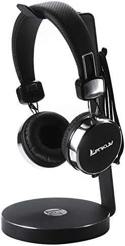 Headphone stand, ANIKUV Universal Gaming Headset - Premium Headphone Stand Holder with Cable Organizer, Black