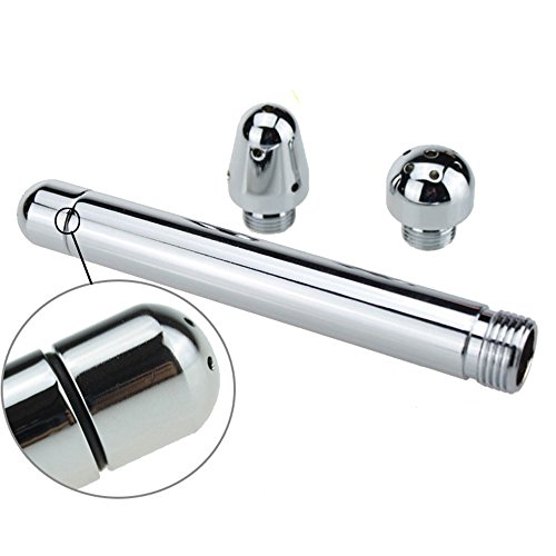 VESONI Handheld Showerhead Enema Shower Vag-inal A-nal Cleaner Douche System with 3 Heads Aluminum S-ex T-hings S-ex Products