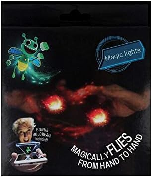 Ivy Wallace Magic Lights Bright Toy Magically Trick Finger Lamp Prop 3D HoloBeam (Orange)