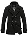 Match Mens Wool Classic Pea Coat Winter Coat
