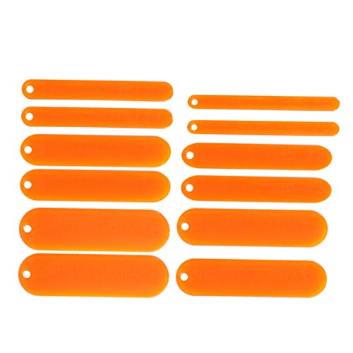 AKOOSY 12Pcs Fish Net Repair Shuttle Tool Kit Durable Plastic Sewing Accessories for Knitting Mending Fishing Nets Lightweight Easy to Use for DIY Crafts and Repairs