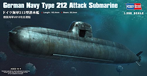 Hobby Boss German Navy Type 212 Attack Submarine Boat Model Building Kit