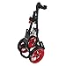 Caddymatic Golf Pro Lite 3 Wheel Golf Cart Black/Red