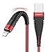 FLOVEME Compatible for iPhone Xs Charging Cable - Swing Bending Data line Cable Data Cable for iPhone Xs Max,XS,XR,X,8/8 Plus,7/7 Plus,6S/6S Plus,6/6 Plus,iPad Air (Red-3.3ft)