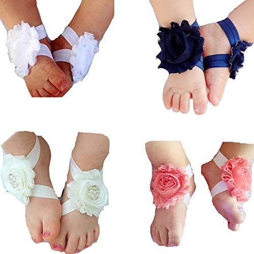 Lebo Baby Barefoot Sandals Baby Shoes Baby Girl Summer Shoes Newborn Sandals X73