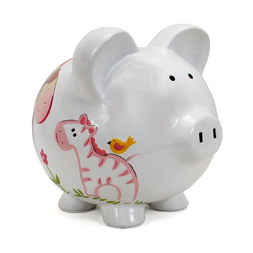 Child to Cherish Piggy Bank, Jungle Jill, Large