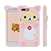 iPhone 7 Plus Case, MC Fashion Super Cute 3D Pink Bear Rilakkuma Protective Silicone Case for Apple iPhone 7 Plus (2016) and iPhone 8 Plus (2017) (Rilakkuma)